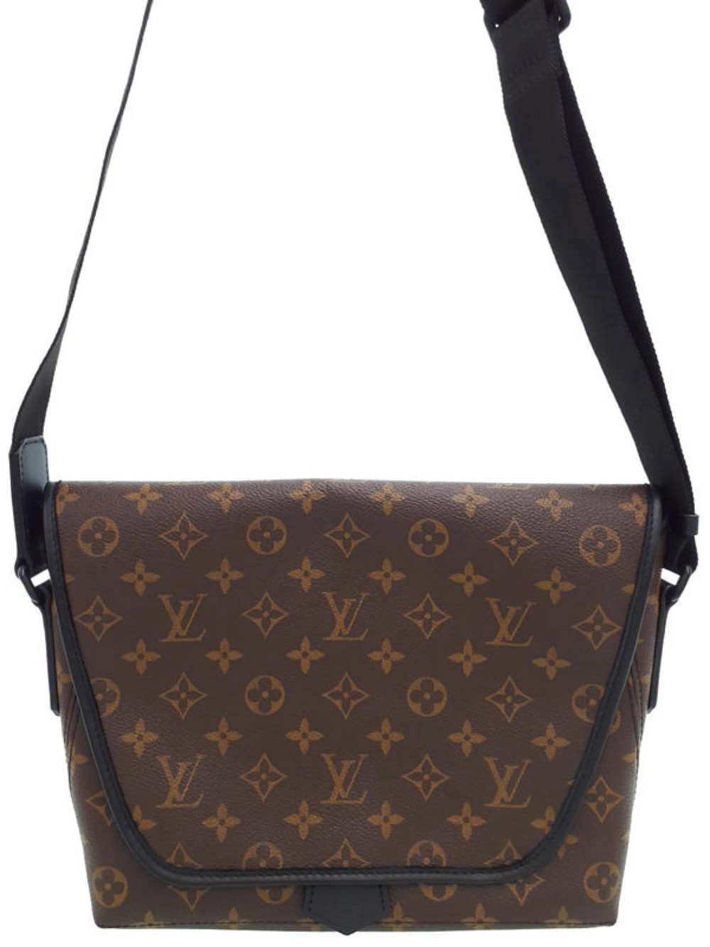 Louis Vuitton Monogram Macassar Brown Magnetic Messenger Shoulder Bag